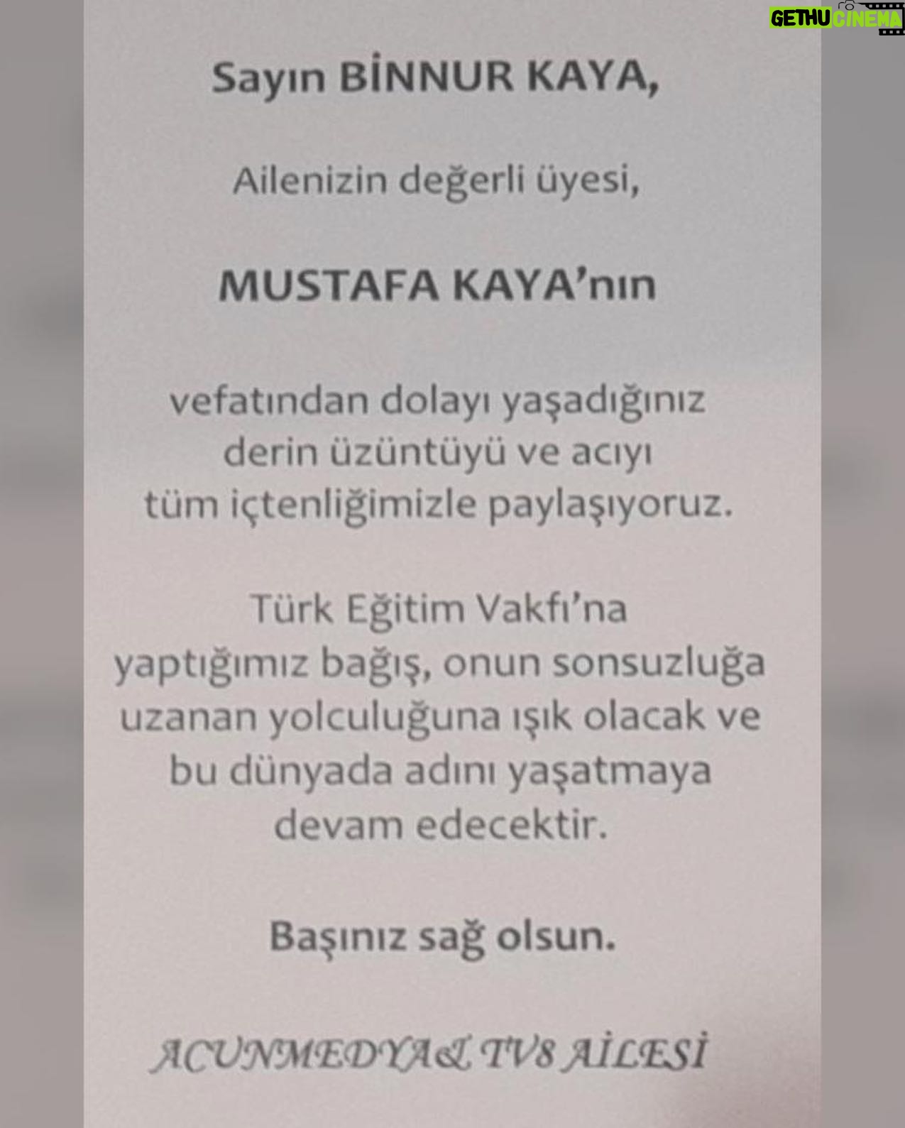 Binnur Kaya - 48.5K Likes - Sıcağı sıcağına elim gitmedi,yazamadım...Arayan soran,paylaşan,yalnız bırakmayan herkese,tüm dostlara...ailem adına da sonsuz teşekkürlerimizle...Var olun...