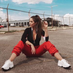 Blair Fowler Instagram - kinda classy. kinda thot. 📷: @sarakiesling 👚👖👟: @prettylittlething