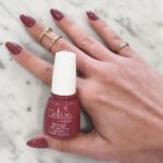Blair Fowler Instagram - My new favorite claw color! Fifth Avenue Geláze by China Glaze. The perfect deep mauve 😍 I'm getting better at doing my own acrylics, too! Still not perfect.. but I'm proud! What's your favorite nail color right now? Any I should try out? I also bought Ruby Pumps (sparkly red- shout out to my go to color in '08!) which I'll wear for Christmas 💅🏼✨🎀
