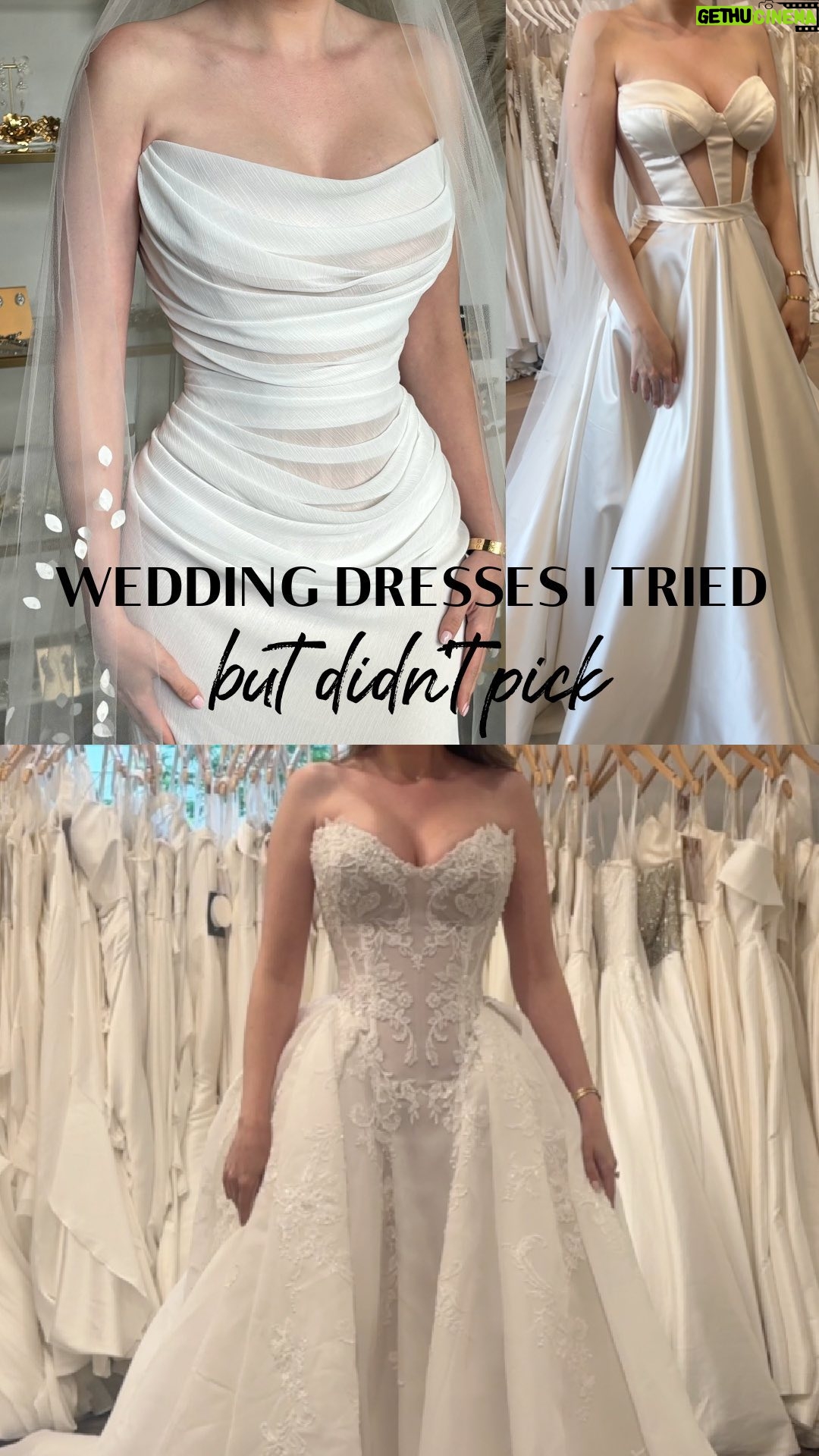 Blair Fowler Instagram - Ahh! It feels surreal to post this. Here are wedding dresses I tried, but didn’t pick. Full video with more is up on my channel now! Which is your favorite?