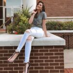Blair Fowler Instagram – I’ve had a couple people ask me to do a video or post pics on what I wear to school… this is essentially my uniform. Some version of jeans and a tee. Would y’all still want to see that or would it be boring? Lmk! 👍🏻🤷🏻‍♀️👎🏻