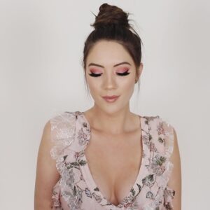 Blair Fowler Instagram - 💕Pretty in pink 🌸

See this look in action on my new vlog that just went up! Link is in my bio :) comment with your favorite pink emoji! I think mine is 💕

FOTD (face of the day)

Face 👩🏻
• @toofaced Hangover Rx Primer (also used as a setting spray after)
• @toofaced Peach Perfect Comfort Matte Foundation in "Porcelain"
• @tartecosmetics smetics Shape Tape Concealer (under eyes only)
• @cledepeaubeauteus Concealer (on blemishes)
• @lauramercier Secret Under Eye Brightening Powder (under eyes only)
• @lauramercier Translucent Powder (to set the rest of my face)
• @makeupforeverofficial @jessiej Artist Face Color Kit (for contour and blush)
• @beccacosmetics x @jaclynhill l Highlight in "Champagne Pop"

Eyes 👀 • @lauramercier Mercier Eye Base in "Flax"
• @maccosmetics "Brule" as an all over base
• @hudabeauty Rose Gold Palette (I used “Angelic” on the inner corner of my lid, "Shy” as a transition shade, “Flamingo” in my crease and onto the center and outer portion of my lid, “Bossy” and "Coco" on the outer corners of my lid and blended into my crease, and all of the above colors on my lower lash line just blending from lightest to darkest towards the outer corner.)
• @anastasiabeverlyhills Glow Kit in “Summer” for a highlight under the brow and in the tear duct
• @katvondbeauty D Tattoo Eyeliner in "Trooper"
• @yslbeauty “The Shock” Mascara • @ardell_lashes Demi Wispies stacked with @kissproducts #01 Lashes
• @duoadhesive Lash Glue

Brows 🐛
• @benefitcosmetics Ka-Brow Cream-Gel Brow Color in "#3" • @nyxcosmetics Eyebrow Marker in "Deep"
• @benefitcosmetics Ready, Set, Brow Invisible Setting Gel

Lips 💋
• @narsissist Velvet Lip Glide in "Bound"
• I finished off the lips with a touch of "Angelic" from the @hudabeauty Palette on the center of my bottom and top lip!