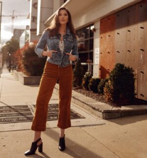 Blair Fowler Instagram - This is v out of my comfort zone and I can’t tell if I love or hate this outfit 😂 either way it’s a strong emotion! What do y’all think? Burn it now or live in it?