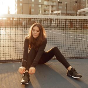 Blair Fowler Instagram - Tennis, anyone? 🎾 
Obviously my shoes are from my @shoedazzle curated collection (shop through the link in my bio and get your first pair for as low as $10 when you sign up as a VIP) #ad #shoedazzleambassador ———>Ok, for anyone still reading, I need to take a moment to be honest. I don’t know how to say this other than I’m nervous to post an update video to youtube… it feels like so long since I posted and I get in my own head about it. I think things like, “well since it’s been so long you have so much to update everyone on and that video will be 6 hours long and no one will want that so you might as well not post.” Or, “you’ve been gone for so long everyone forgot about you and don’t care so it’s not even worth it.” I’ve filmed the video talking about school, Nashville, life, and Teddy 4 times. I’ve edited each one, then talk myself out of posting it. I honestly don’t know why I’m being so hard on myself right now. It’s also why I don’t post a lot of photos on here, I take them and love them then take a closer look and I’m like, yeah… no. My hair looks weird, tummy rolls are on full display and my eyelash is coming up on the inner corner. This is not me asking for y’all to be like OMG, YES! FILM VIDEOS! COME BACK! I honestly just want you to know what I’m feeling and why I disappear from social media. There’s a lot more to get into, but that’s the gist of it. Thank you for taking the time to read💕