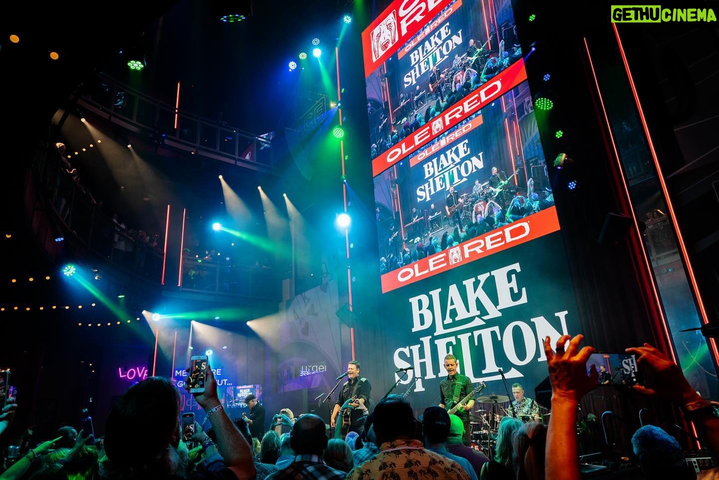 Blake Shelton Instagram - Ole Red Las Vegas Grand Opening Night 2 ✅ It's official!!!! Thank y'all for coming out and showing some love to the newest member of the @olered family these past couple days.. Vegas get your asses down to @olered if you haven't already!!!!!