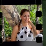 Blanca Soto Instagram - 𝑆𝐴𝑇𝑈𝑅𝐷𝐴𝑌 𝑀𝑂𝑂𝐷 🌱 🌱 🌿 🌴 🍃 #Weekend #nature #infinito #besazos polkadots #dress #teamsoto #happy #love