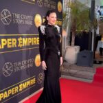 Bleona Instagram - The #HIGH at the @officialpaperempire #redcarpet, #premiere in #cannes 🖤 #bleona