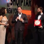 Bleona Instagram - I am so grateful to have received this award in New York City from the Albanian community. It was a powerful night full of celebration. #albaniannovember