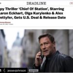 Bleona Instagram - ‼️#NEWSALERT‼️ Spy action thriller CHIEF OF STATION is coming to the USA this May! Starring #aaronackhart @alexpettyfer @olgakurylenkoofficial A huge thank you to Bee Holder Productions #steveleejones and @jessevjohnson for making me part of this project! #aaroneckhart plays Ben, a former CIA European Station Chief whose world comes crumbling down after his wife, a former operative, dies in a terrible accident. After receiving cryptic information that his wife’s death might not have been an accident, Ben heads back into the shadowy underworld of Eastern Europe, teaming up with a former adversary to unravel a conspiracy that challenges everything he thought he knew about his wife and the agency he worked at for more than 20 years. Can’t wait for you guys to go and see it 🫶🏻 #bleona