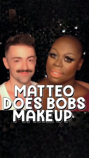 Bob the Drag Queen Instagram - I tried doing @bobthedragqueen makeup, thoughts? .
.
Directed by @jacob.ritts