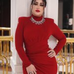 Boussy Instagram - ❤️❤️ MUA: @dinaelkasheff Hair: @haithamdahab00 Dress: @alexandrevauthier Shoes: @louboutinworld Photo: @ibrahim_el_atta