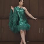 Boussy Instagram - 🎄🎄 MUA: @dinaelkasheff Hair: @haithamdahab00 Dress: @tallermarmo Shoes: @louboutinworld Photo: @ibrahim_el_atta