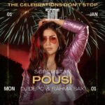 Boussy Instagram - Can’t wait to meet you all on January 1st 2024 at @spinecairo 🎄🎉 Happy new year 🎆 🎆