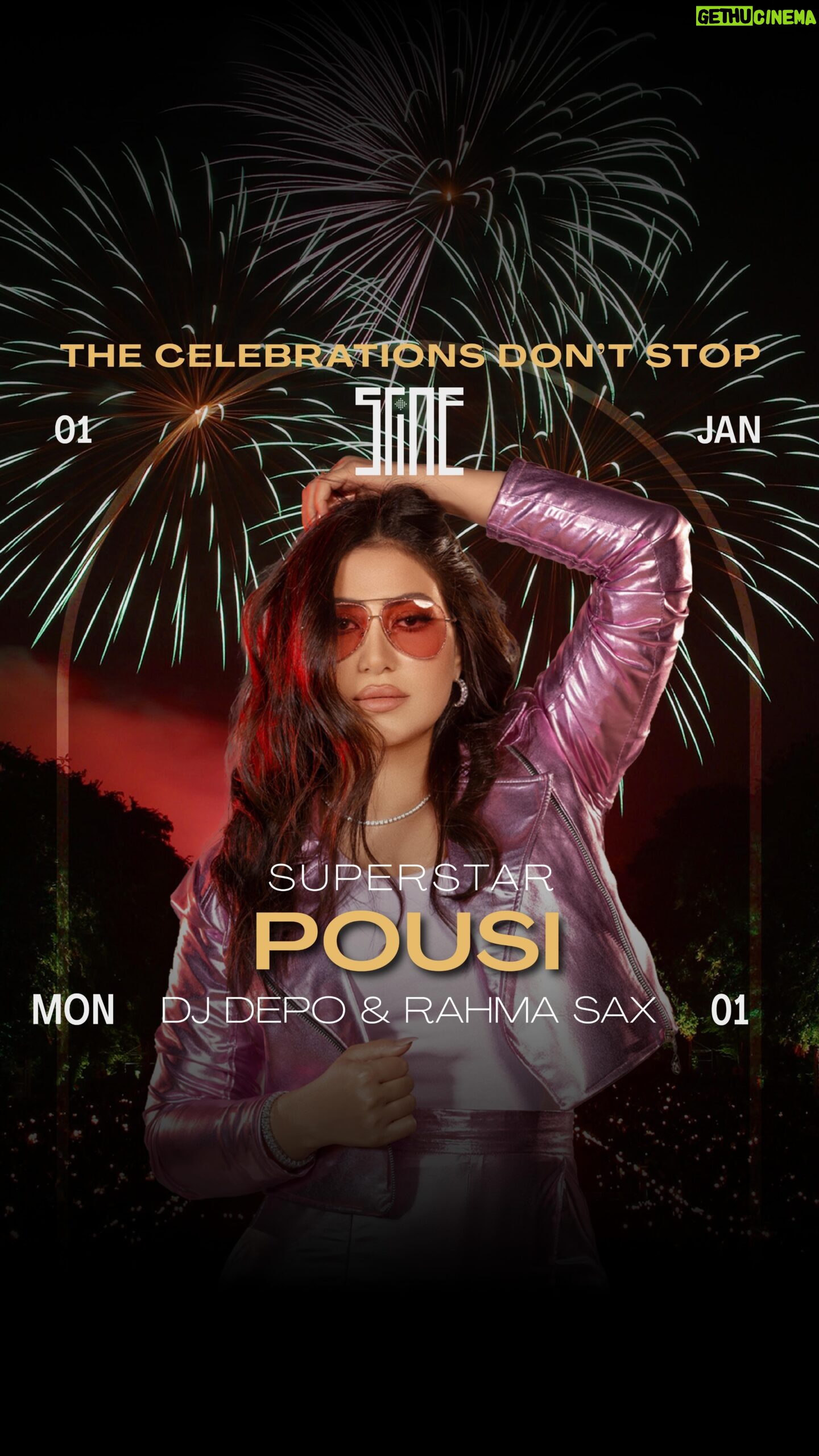 Boussy Instagram - Canβt wait to meet you all on January 1st 2024 at @spinecairo ππ Happy new year π π