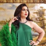 Boussy Instagram – 🦚🦚

Dress: @styleme.2019 
Shoes: @aminamuaddiofficial 
Hair: @shreframadan 
MUA: by me
Photo: @ibrahim_el_atta
