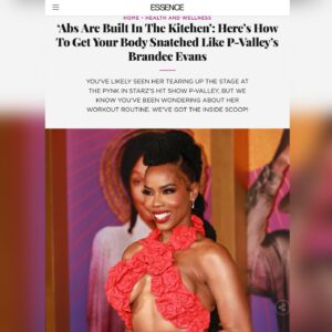 Brandee Evans Instagram - Thank you @essence @dominiquebfluker 🫶🏾🤗
#AbsAreBuiltInTheKitchen