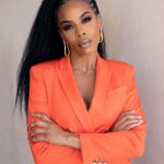 Brandee Evans Instagram - I had an amazing time speaking about caregiving with the @televisionacademyfoundation today. As a caregiver for my momma & member of the @caringacrossgen #CreativeCareCouncil this means so much to me. I wore orange in honor of my momma & #MultipleSclerosis 🧡 Thanks for having me! Let’s rewrite the narrative and empower caregivers everywhere. #EmpowerCaregivers #ChangeTheStory #PowerofTV #TelevisionAcademyFoundation #CaregiverStrong #Caregiving Photographer @kellybalch Makeup @hotlikefirre Stylist @ryanisstyle Hair @hairbysashamari Jewelry @lisanikjewelry Brows @alleyezongg Skin @the_atlanta_aesthetician