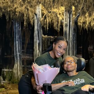 Brandee Evans Instagram - I’ll remember this day for the rest of my life. Thank you God.

When I was first told about this play, the first thing I thought was, “My momma will get to see me act!” TV isn’t the same. Because of the #Alzheimers, it confuses momma at times when she sees me on tv.  Most days she thinks I’m back in high school headed to “Dance Practice.” 

So today, at @geffenplayhouse she was able to see what I really do IN PERSON. 🥹🙏🏾

There aren’t words to explain how I feel. I’ll just say I’m GRATEFUL. Growing up momma was called “Lady Di” by some. Today she got to see me play the role of “LADY.” 🥹

Momma and my aunt Carolyn (who is one of my beautiful ancestors on the Tree in the play) used to take me to the theatre in Memphis, Tennessee.  This felt full circle with them both with me.  I’m so so grateful I was able to have this moment with my momma. 

Thank you Geffen Playhouse for all of your kindness and accommodation for my momma and her caregiver today. 

Momma loved the show and wants to see it again. What have I started?! Welp… I guess I need to be on more stages so I can perform for my momma. 🫶🏾🤗 🎭 

#BlackCypressBayou