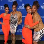 Brandee Evans Instagram - Last night was magical! I experienced my first “Opening Night.” I’m still on a high. Thank you @kristenadelecalhoun for allowing us to bring your beautiful words to life. Thank you Soror @tiffanynicholegreene for your brilliant directing. I have learned so much! Thank you for guiding me through my first (but not last) theatre experience. To my castmates… @luvangelalewis @amberchardae @iam.kimberlyscott Whewwww we don’t look like what we’ve been through. lol I love you ladies DEEP! I am honored to share the stage with each of you every night. THANK YOU to all of my friends that took time to support even with your insanely busy schedules! We are honored you took the time to come see us create. Momma, my heart… thank you for waiting up and talking to me about my night. Momma used her words y’all. That was the icing on the cake for a perfect day! 🥹🙏🏾 Makeup @hotlikefirre Dress @michaelcostello #BlackCypressBayou.