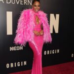 Brandee Evans Instagram - Last night I had the HONOR of Supporting my Sister/Soror/ Friend #AunjanueEllis in her new movie #Origin. Soror you were brilliant in this role!!!! Congratulations & thank you for sharing your moment with me. 📸 Photographer @sonejr Fashion stylist: @mickeyboooom Dress: @marcbouwer Shoes: @ruthie_davis Jewelry: @alexisbittar Bag: @mayawinston Fur coat: @helenyarmak Makeup: @billieegene Hair: @tressesbycris Nails: @angel_nailsla Skin: @the_atlanta_aesthetician #NaturalHair #naturalhairstyles