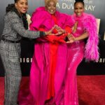 Brandee Evans Instagram – Last night I had the HONOR of Supporting my Sister/Soror/ Friend #AunjanueEllis in her new movie #Origin.
Soror you were brilliant in this role!!!! Congratulations & thank you for sharing your moment with me.
📸 Photographer @sonejr
Fashion stylist: @mickeyboooom
Dress: @marcbouwer
Shoes: @ruthie_davis
Jewelry: @alexisbittar
Bag: @mayawinston
Fur coat: @helenyarmak
Makeup: @billieegene
Hair: @tressesbycris
Nails: @angel_nailsla
Skin: @the_atlanta_aesthetician
#NaturalHair #naturalhairstyles