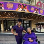 Brandee Evans Instagram - Girl’s day was a blast. Thanks for joining us cousin @theadoverheels! 🫶🏾 PS. My momma told me to tell y’all to go see @thecolorpurple. She loved it! It was my second time seeing it and I still wanna see it again. #TheColorPurple #MultipleSclerosis #Alzheimers Thank you @mobilityworks for the amazing 🚐