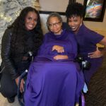 Brandee Evans Instagram - Girl’s day was a blast. Thanks for joining us cousin @theadoverheels! 🫶🏾 PS. My momma told me to tell y’all to go see @thecolorpurple. She loved it! It was my second time seeing it and I still wanna see it again. #TheColorPurple #MultipleSclerosis #Alzheimers Thank you @mobilityworks for the amazing 🚐