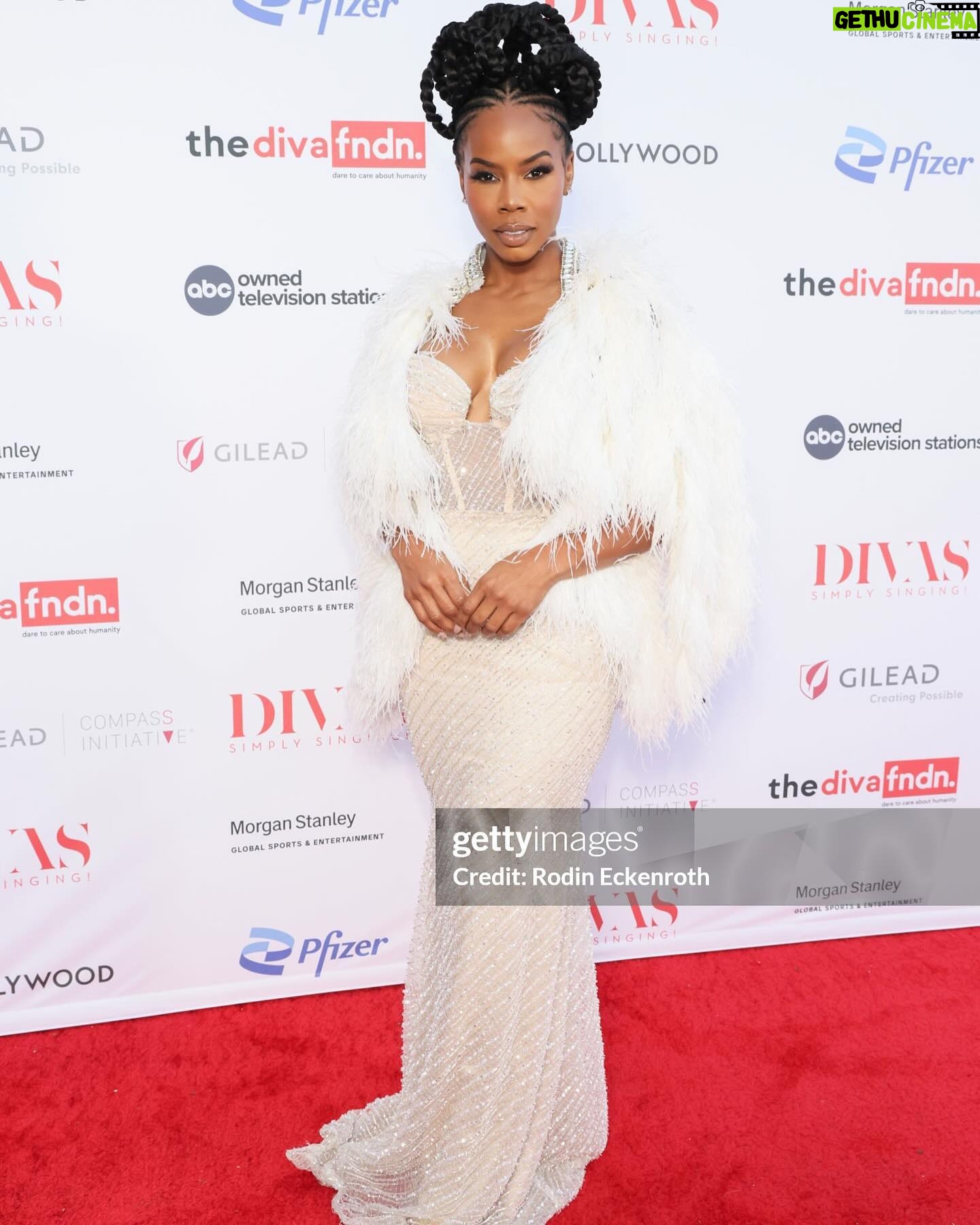 Brandee Evans Instagram - Last night was wonderful! Just wonderful! Thank you @thesherylleeralph @divassimplysinging 🫶🏾 #DivasSimplySinging raises awareness and funds for programs that promote the prevention of HIV/AIDS and other life-threatening health conditions. It was wonderful to support such an amazing cause. Photographer @kellybalch Stylist @ashleyseanthomas Fur @j_mendel Dress @fjollanilaofficial Makeup @hotlikefirre Hair @marjthestylist Skin @the_atlanta_aesthetician Nails @angel_nailsla