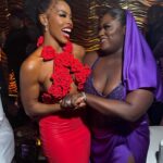 Brandee Evans Instagram - Flashback Friday to “The Color Purple” Premiere on Wednesday. I needed 2 days to process how amazing everything was. WHAT A MOVIE… WHAT A NIGHT!!! @tasiasword & @daniebb3 I’m so thankful to you both for the invite. 🥹🙏🏾 @joeyharrisinc thanks for being my date. We have memories for life after this one! lol Y’all this movie is a MUST SEE! Congratulations @blitzambassador! You did it!!! Congratulations to everyone involved in this amazing hit! 🫶🏾💜 📸Photographer @sonejr Fashion stylist: @mickeyboooom Makeup @hotlikefirre Hair @stylesbydavonte Tailoring @studiounbiased Dress: @albinadyla Shoes: @nalebe_official Earrings: @nadrijewelry Skin @the_atlanta_aesthetician #TheColorPurple #FlashbackFriday
