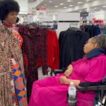 Brandee Evans Instagram - Live footage of me getting suckered into purchasing 2 dresses at @macys. lol 😂 But two can play that game. I purposely had her use her words. She doesn’t use her words much now due to her #MultipleSclerosis & #alzheimers. But she sure could talk at the mall. 👀🤣🫶🏾 Make sure you grab you and your loved some #CaregiverStrong apparel! They make amazing gifts. ☺️ Shop on BrandeeEvans.com #CaregiverStrong