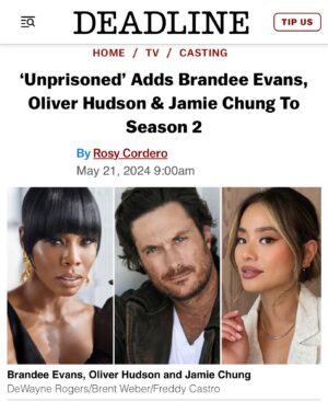 Brandee Evans Instagram - 🥹🙏🏾 Dreams come true! 
I am just so happy! I love this show so much! 

Thank you @kerrywashington @theyvetteleebowser @tracymcmillan @hulu @simpsonstreet and EVERYONE involved! 

I’m so excited for y’all to meet “Ava!” 
See ya on July 17th on @hulu 😉

#Unprisoned