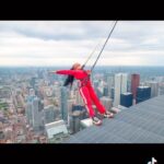 Brandee Evans Instagram - LIVE 🫶🏾 @CnTower #EdgeWalk #cntowertoronto Shout out to my tour guide Betty & group @brencastap @luceropliego23 @samir.boudinar It was nice meeting yall! 🤗 #Toronto