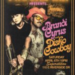 Brandi Cyrus Instagram - AUSTIN, TX! It’s been a minute but I can’t wait to dance with y’all on April 6th 🪩🤠 @twostepinn @superstitionatx