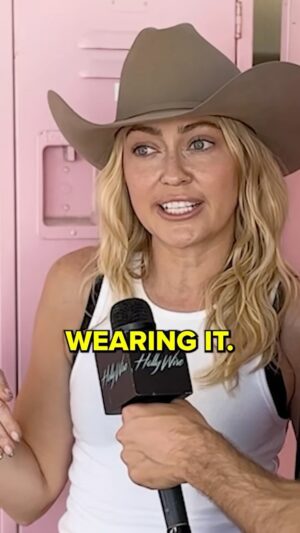Brandi Cyrus Instagram - @brandicyrus cowboy hat game is 🔥 @stagecoach @goldenvoice