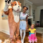 Brandi Runnels Instagram - "Just add a little fancy...and voila life's fantastique...." 👑 Fancy Nancy, her bestie Bree and a couple of dogs that don't really belong 😂👻🎃 #happyhalloween