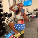 Brandi Runnels Instagram - If you didn't lift dressed like Captain America...did you even lift today?? 😄🇺🇸 #happy4thofjuly