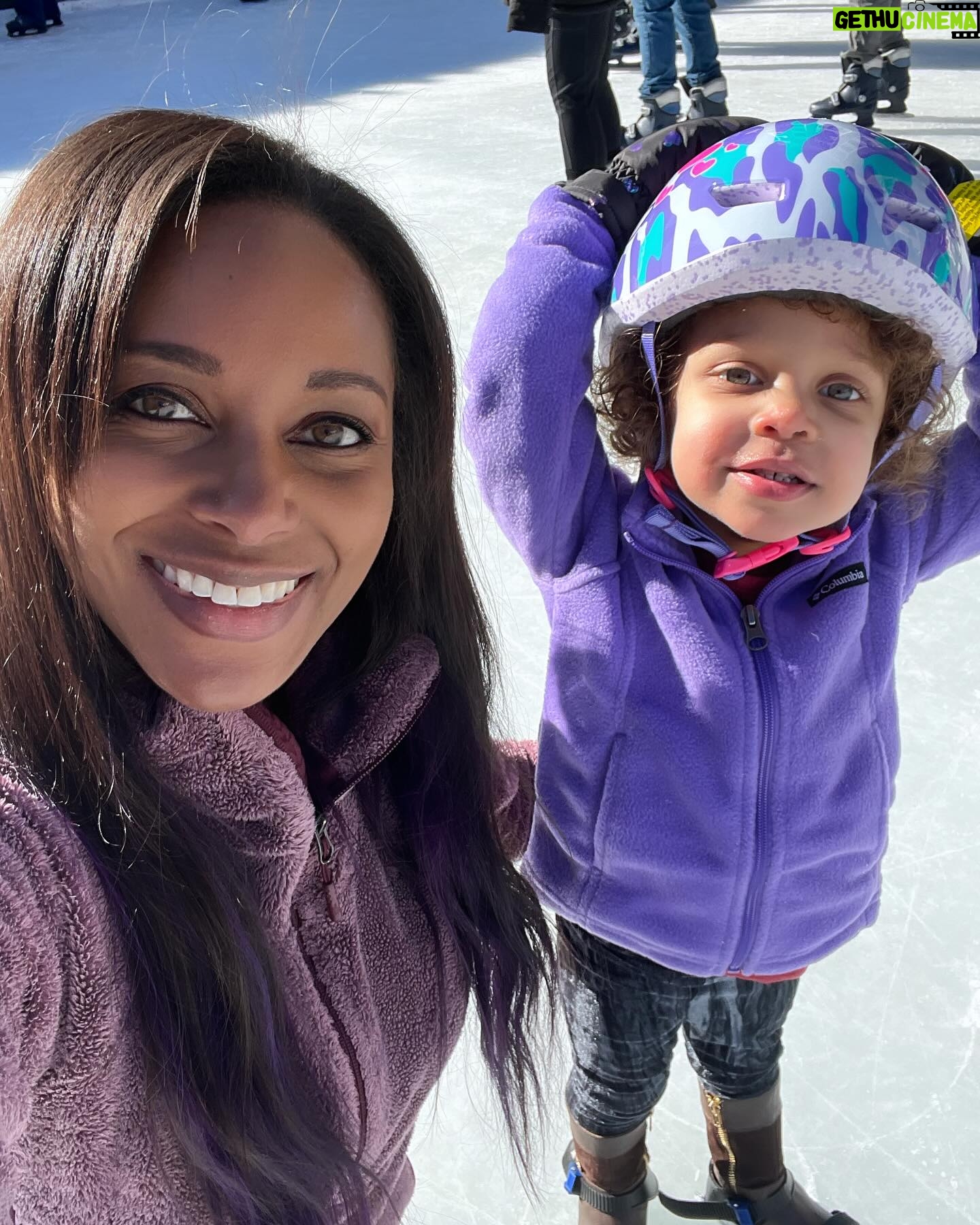 Brandi Runnels Instagram - Our original NYE travel plans were dashed, but boy did we make the most of it! A big first day on the ice for this girl and she asked to take lessons which made my heart soar🥺❤️ lots of Skating, Yoga and Pilates on the docket for 2024 🥳 Happy New Year everyone!!! 🎆
