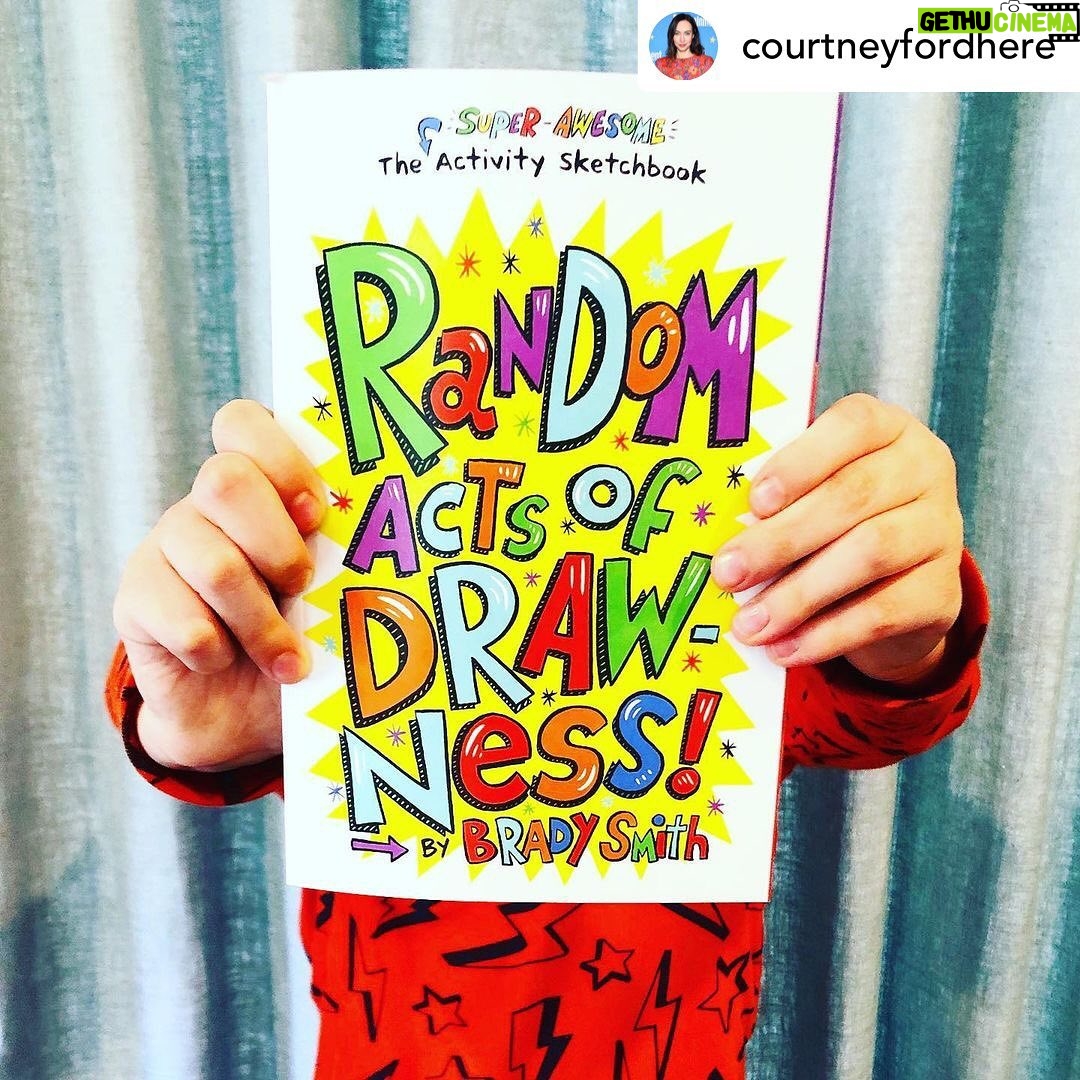 Brandon Routh Instagram - Love this & the art inspiration it’s creating! Thanks @bradysmithhere! Posted @withregram • @courtneyfordhere Thank you to my fantastically creative friend @bradysmithhere for gifting Leo with an advanced copy of Random Acts of Drawness! The Super-Awesome Activity Sketchbook ✏️ 🎨 It’s perfect and weird and he absolutely loves it :) (the prompt on pg. 17 was: draw an octopus having tea with the Queen😂 👑 ☕️ 🐙 )