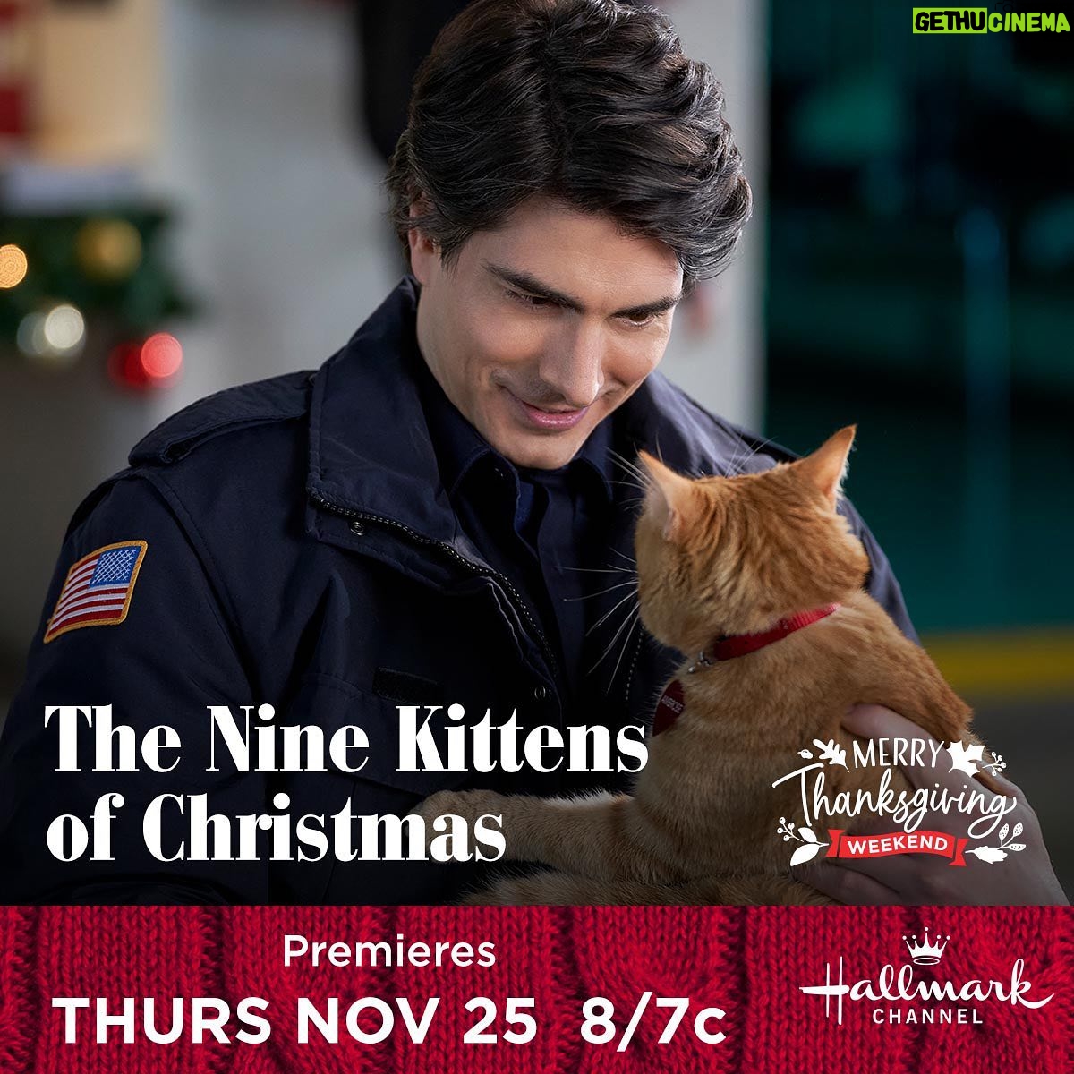 Brandon Routh - 62.7K Likes - #NineKittensOfChristmas is coming at ya in 2 days!
This Thursday @ 8/7c 🦃
🐈🎄🚒
@kimberleysustad
@hallmarkchannel
#Sequel #NineLivesOfChristmas