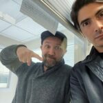 Brandon Routh Instagram - Always love a good #TeamUp—and this is #3 for @samhuntington & me. 🎉 This time we’re lawyers and best friends. 😄🧑🏻‍💼 I’m not sure how we’re going to get this film made with all the laughing on set! But despite our cracking each other up—@filmoutoforder is off to a great start! Hoping no one objects to seeing it!