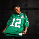 Bre-Z Instagram - HOMETEAM. 🦅 - Such an honor to be photographed by @jonathanmannion and to be chosen to represent the city that birthed me @philadelphiaeagles Thank you 🫶🏾 - @mitchellandness X @nfl - S/O @rcunninghamng the legend.
