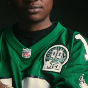 Bre-Z Instagram - HOMETEAM. 🦅
-
Such an honor to be photographed by @jonathanmannion and to be chosen to represent the city that birthed me @philadelphiaeagles Thank you 🫶🏾
-
@mitchellandness X @nfl 
-
S/O @rcunninghamng the legend.