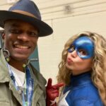 Brec Bassinger Instagram - Stargirl is suited up again. 💛⭐️ (Thanks Titans for letting me crash) Xo.