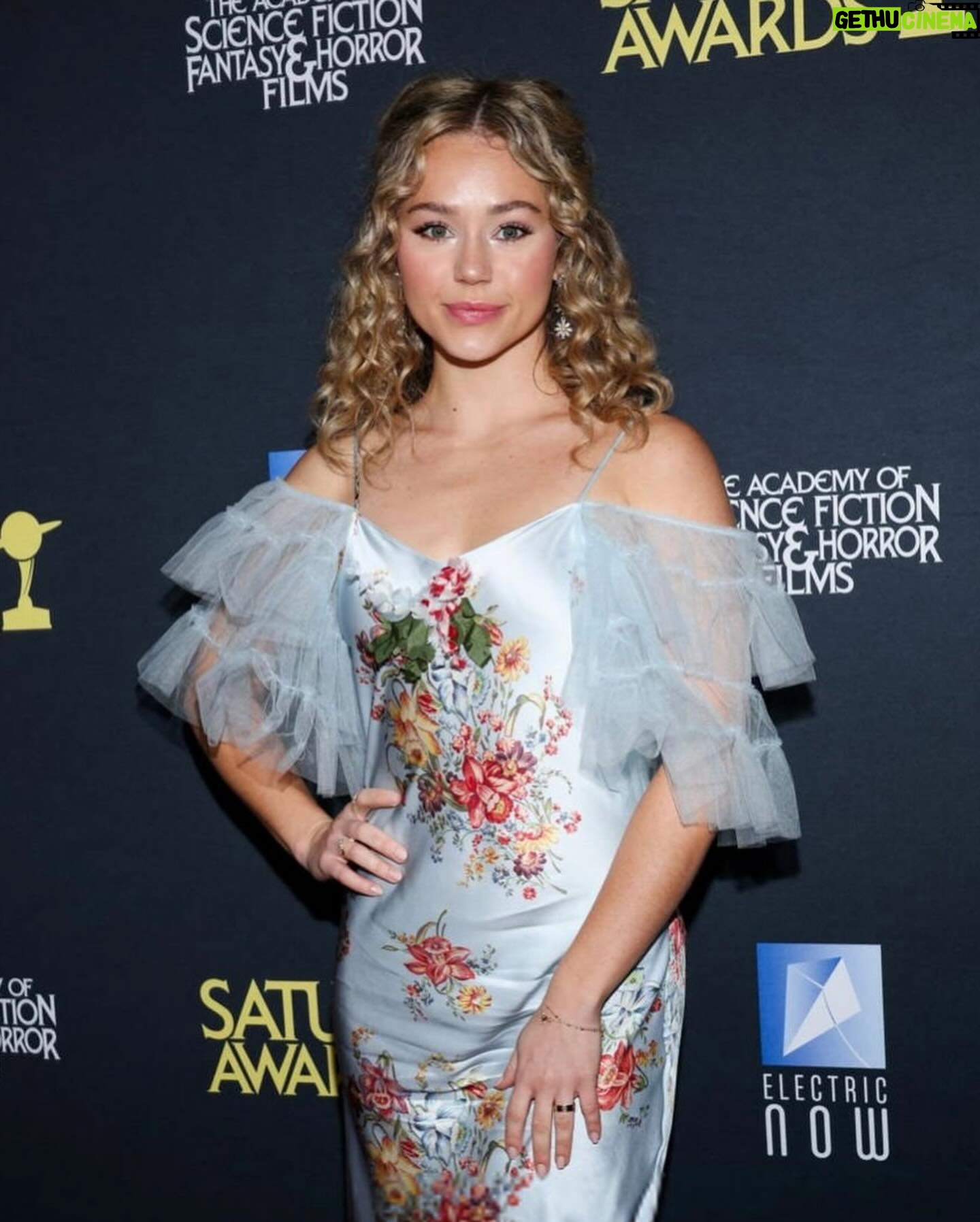 Brec Bassinger Instagram - Thank you @saturnawards for an out of this world nightš¤ xo