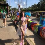 Brenda Asnicar Instagram - Lista para la batalla de flores!!!!!!! @lapunticaaa