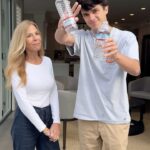 Brent Rivera Instagram – Showing my mom a magic trick🪄😂 sorry mom