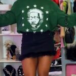 Brett Gray Instagram - 🤩 @jennxevans you killed this look in your @brettgraymerch starborn hoodie, when I saw this video it made my day. thank you so much for doing this 🫶🏾 u a star 💫