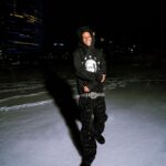 Brett Gray Instagram - STARBORN. AVAILABLE NOW brettgraymerch.com Creative Consultant / Designer: Jacob Ayers; @jsevena Styled by: @brettgray Photography: Sunny Payton; @sun_vzn Wearing: @brettgraymerch Starborn Hoodie in Blackout colorway, @badson jacket and denim, @bbsimon_officialpage belt, and Bottega “Puddle” Boots #brettgraymerch #starborn