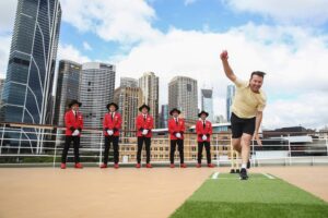 Brett Lee Instagram - Very excited to announce that I will be setting sail on the beautiful Queen Elizabeth for a 7 night Voyage of Sporting Greats. 

Please join me and other sporting personalities for an experience of a lifetime. 

We will be sailing from Sydney, visiting Tasmania and Melbourne in February 2024.

Link in my bio for more information. 

@karen_martini will be headlining The Great Australian Culinary Voyage in January 2024.

@cunardline #sportingvoyage