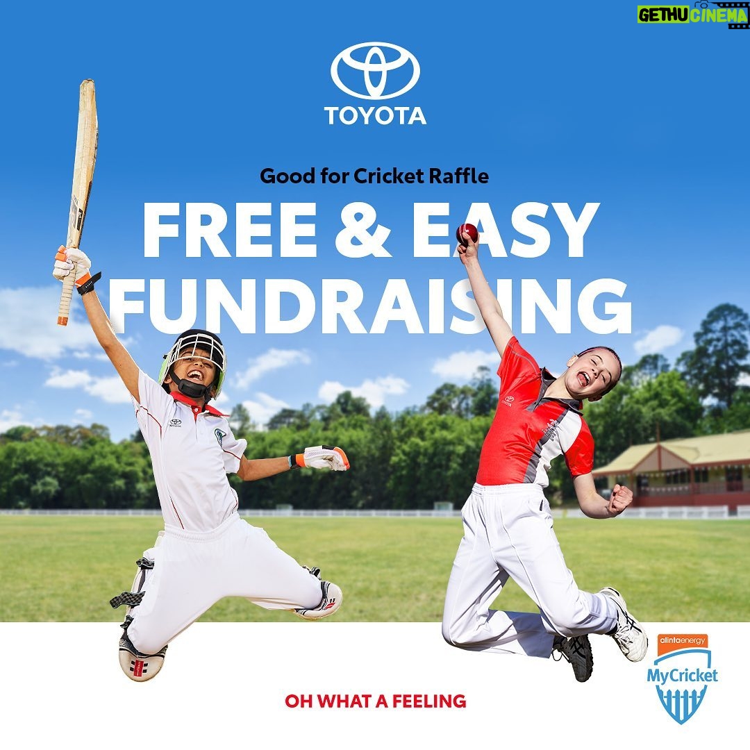 Brett Lee Instagram - The Toyota Good for Cricket Raffle has ONE week to go! Over $670k has been raised by 750 cricket clubs around Australia this year alone. Sign your club up or continue raising before it closes next Mon 21st Feb. Link in bio